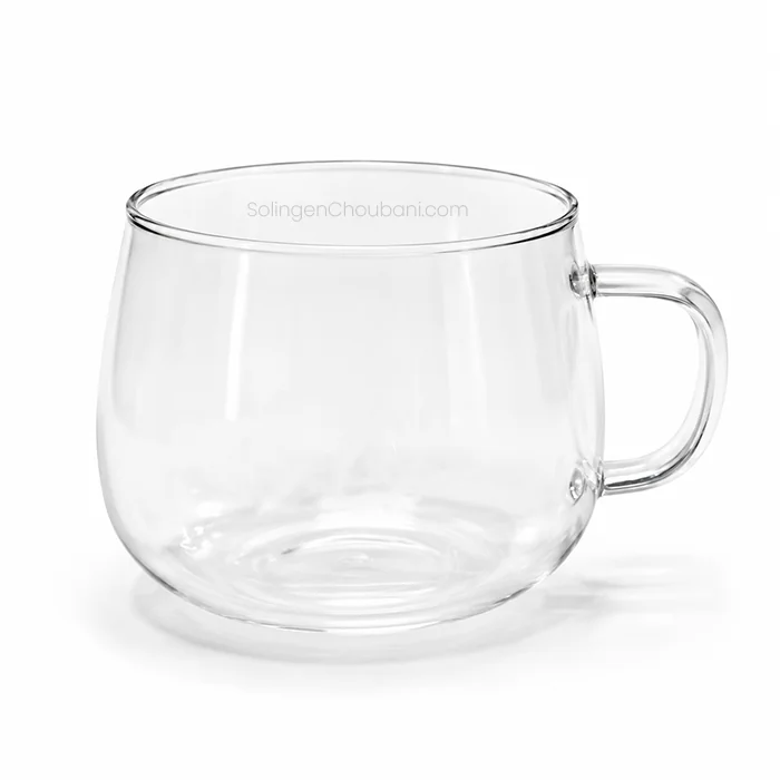 Simple-glass-mug-1 ماگ شیشه ای ساده - Image 1