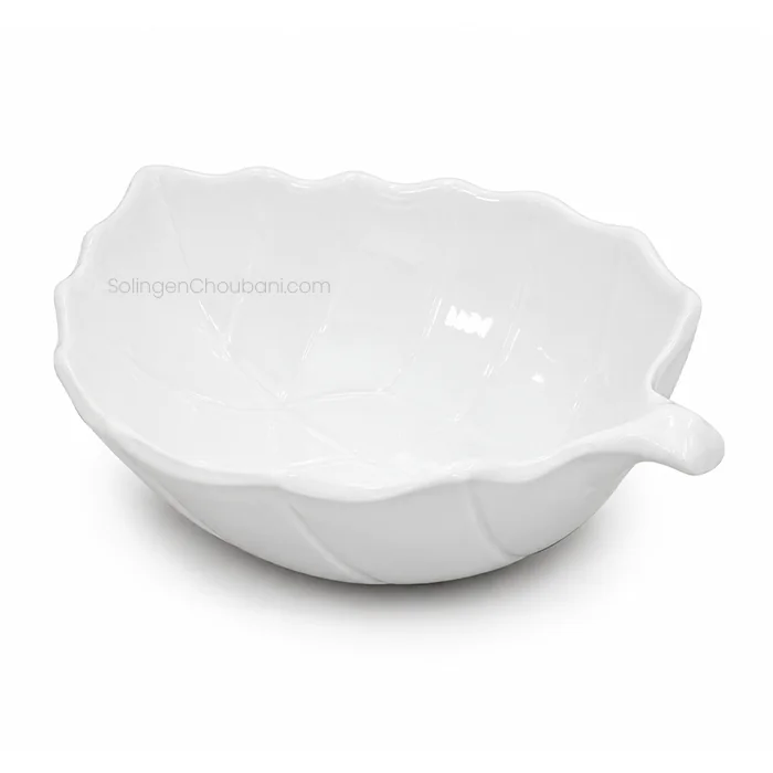 Leaf-design-salad-bowl کاسه سالاد خوری طرح برگ - Image 1